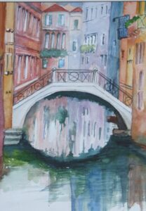 „Venedig“ - Aquarell von Ursula Maurer